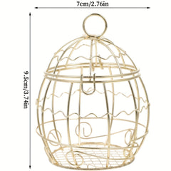 Metal Bird Suet Holder Hanging Feeder For Garden