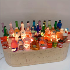 10pcs Resin Mini Wine Bottle Beer for DIY Doll House Decoration