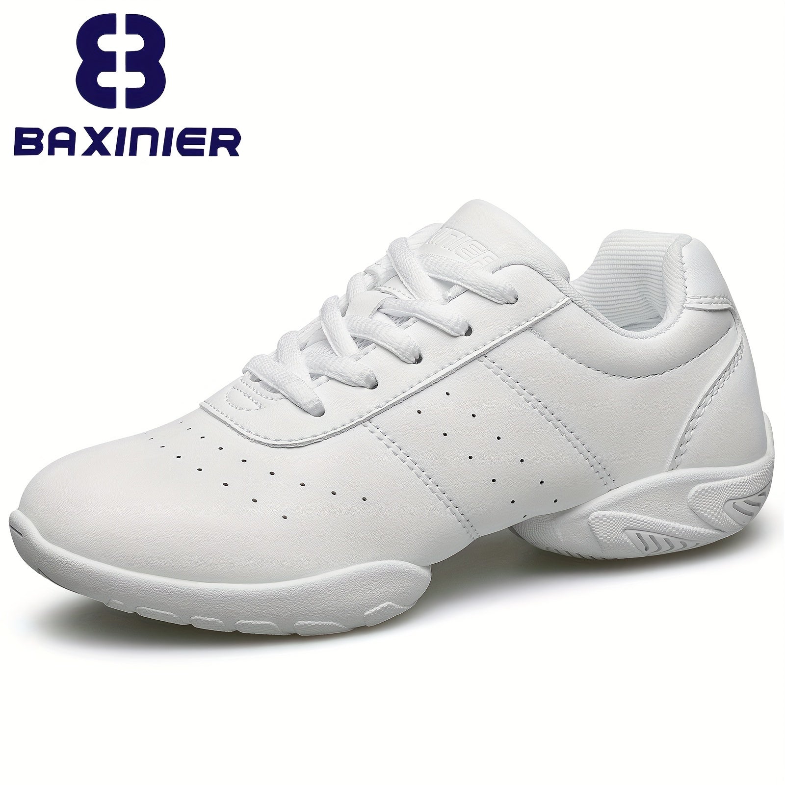 Girls Cheer Shoes Lightweight Non Slip Sneakers For Indoor Training