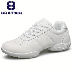 Girls Cheer Shoes Lightweight Non Slip Sneakers For Indoor Training