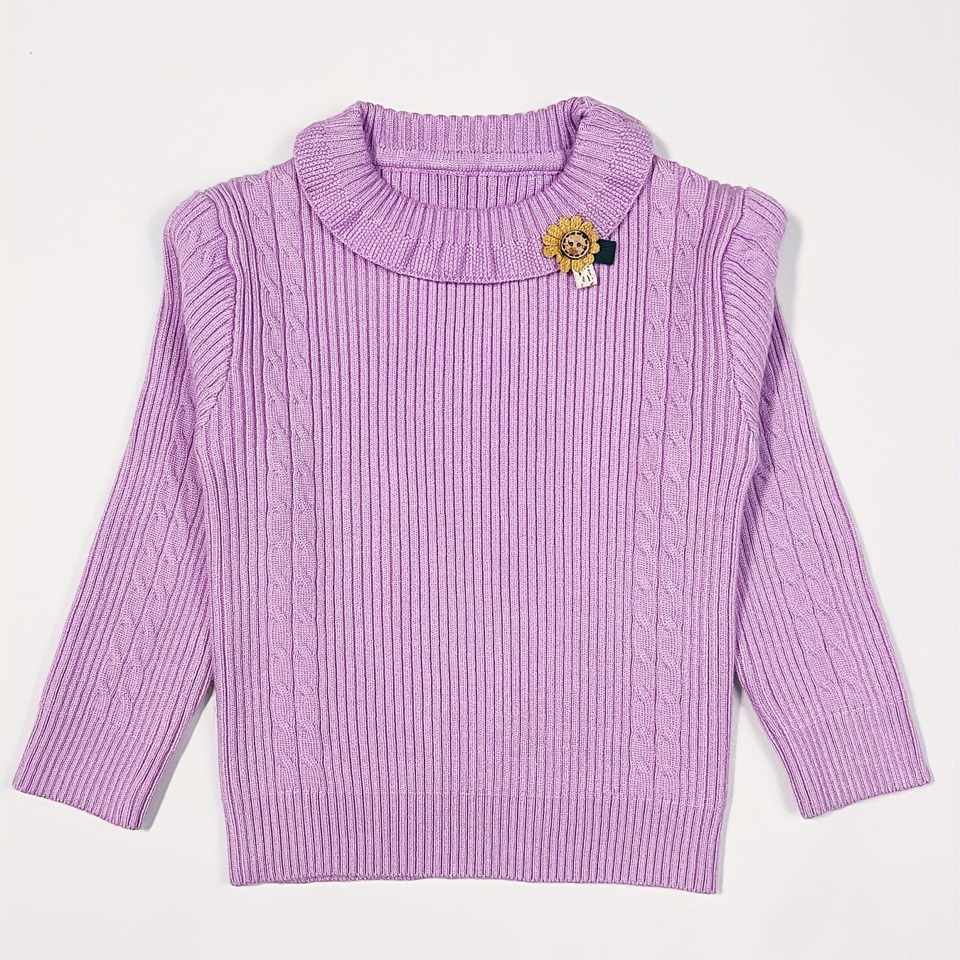 Baby Girls Knitted Cardigan Spring Autumn Top Sweater Coat with Decor