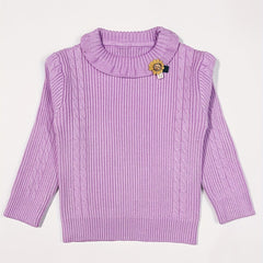 Baby Girls Knitted Cardigan Spring Autumn Top Sweater Coat with Decor
