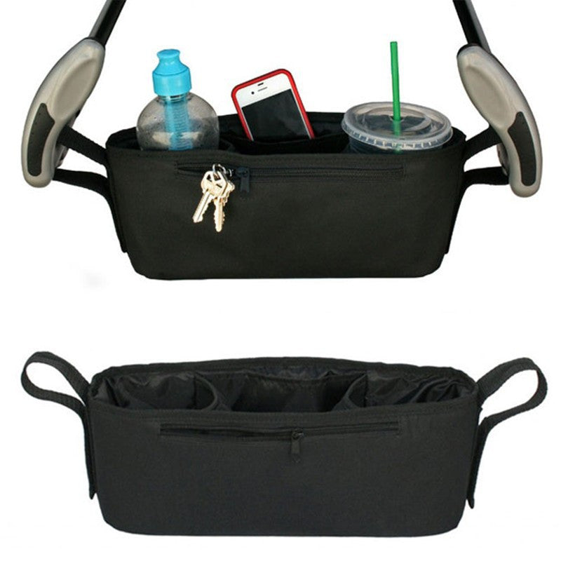 Stroller Organizer Bag for Baby Carriage Pram Buggy Cart Storage Bottle Bags