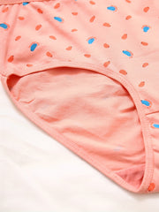 5pcs Cartoon Briefs Comfy Stretchy Intimates Panties Women's Lingerie