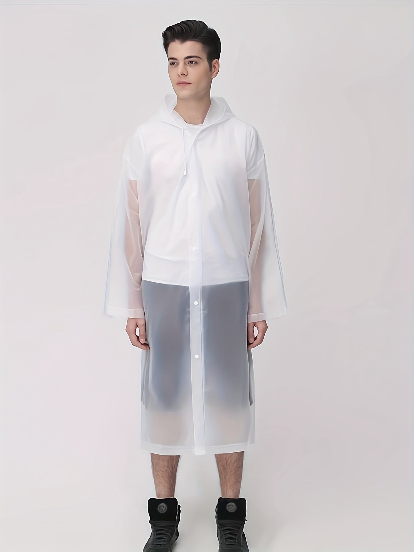 Unisex Outdoor Lightweight Poncho Raincoat for Hiking Camping Fishing