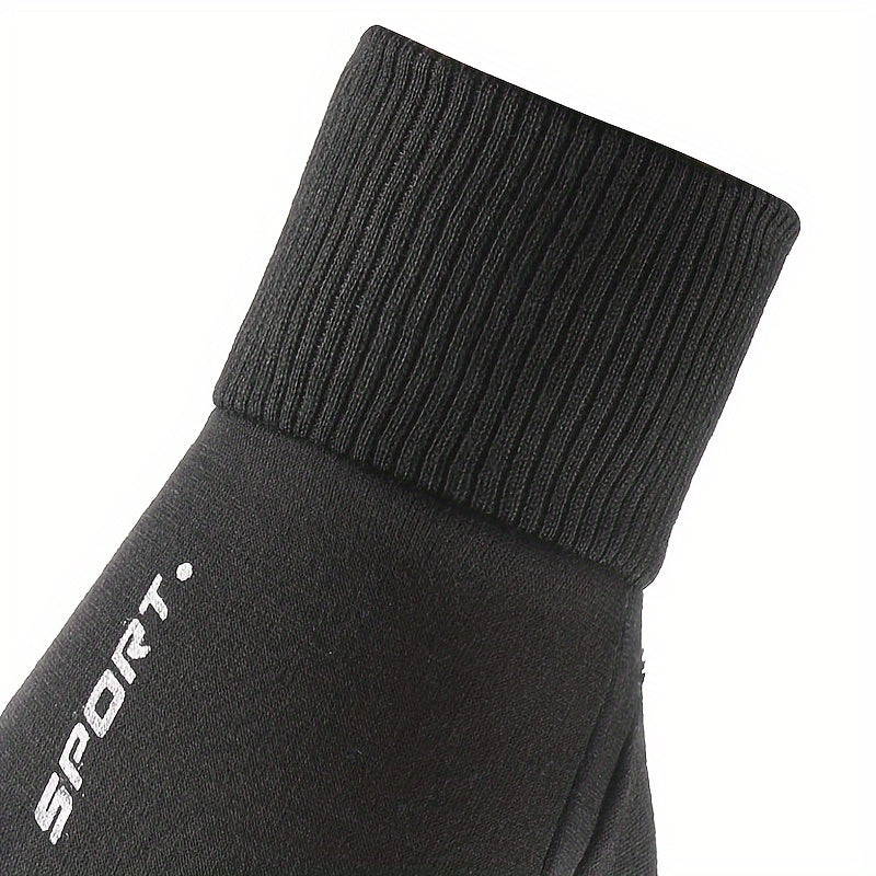 Winter Cycling Gloves Touch Screen Windproof Men's Motorcycle Gloves