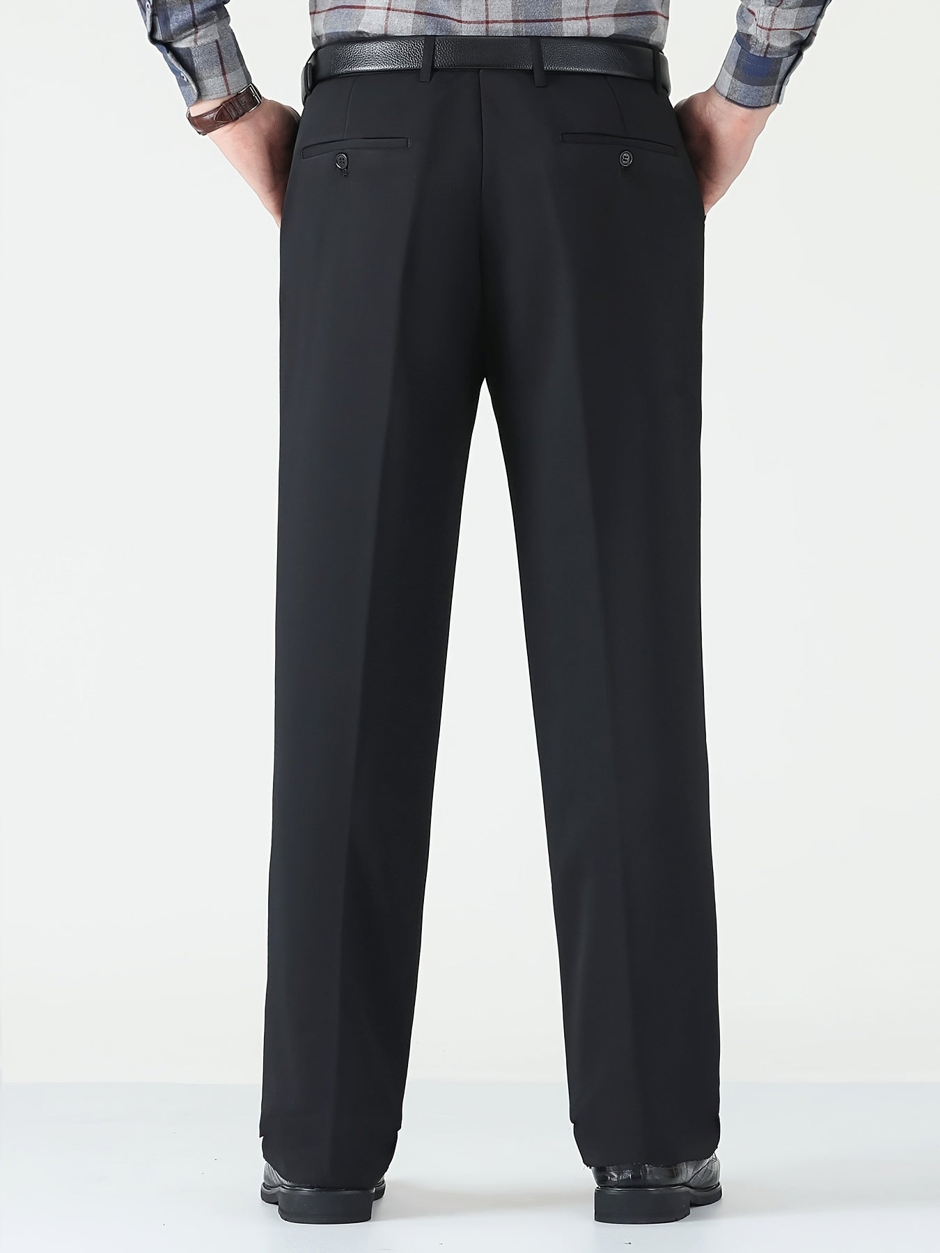 Men's Formal Solid Dress Pants Spring Fall Business