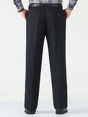 Men's Formal Solid Dress Pants Spring Fall Business