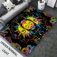 Large 3D Gaming Area Rug Machine Washable Living Room Gamepad Carpet Bedroom