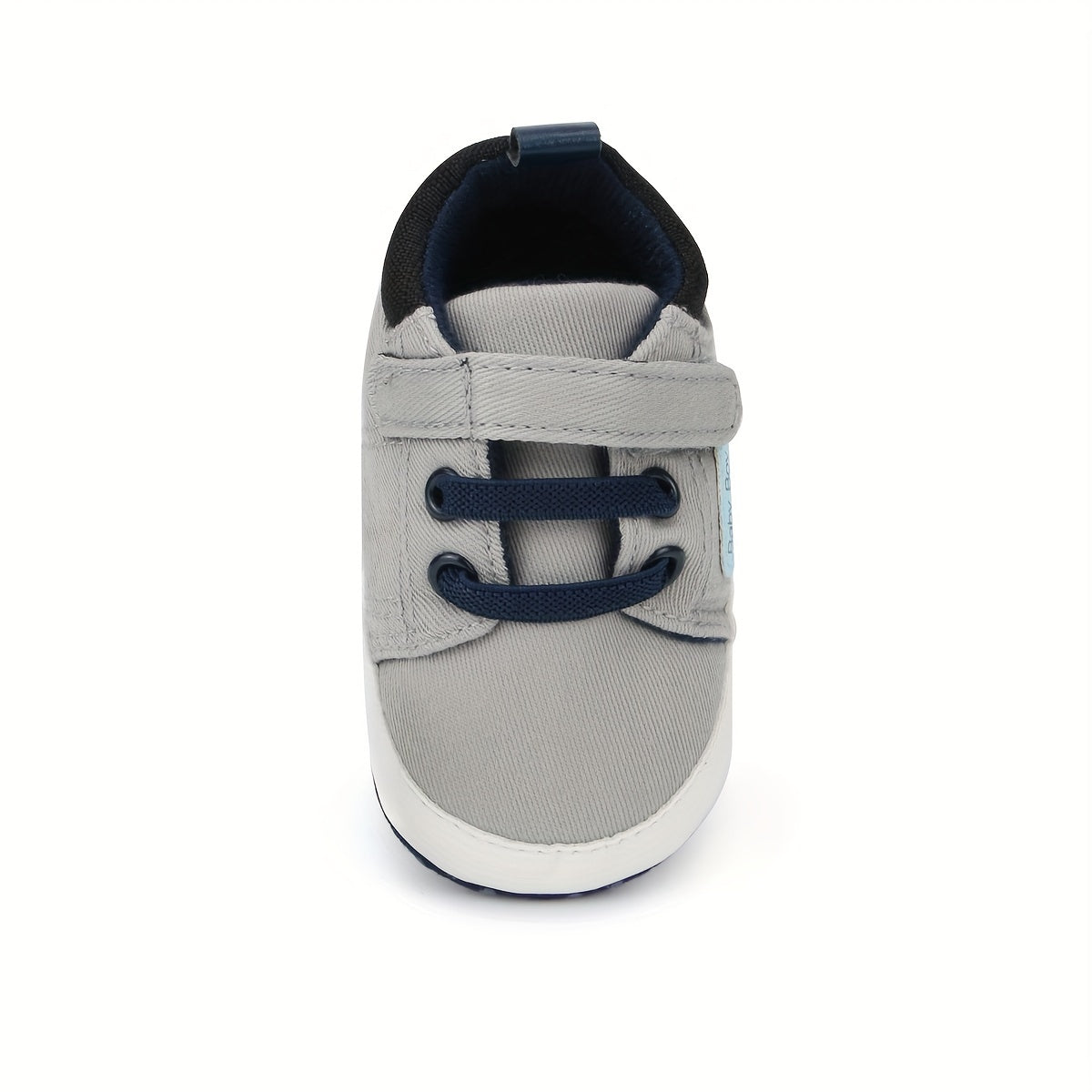 Baby Boys Hook and Loop Fastener Sneakers Lightweight Non Slip Shoes