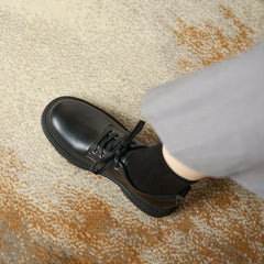 Women's Lace Up Oxfords Comfortable Plain Toe Shoes