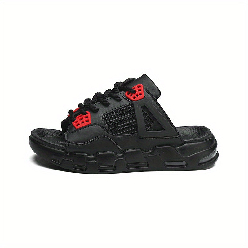 Men's Non Slip Platform Slides Comfortable Cloud Slides