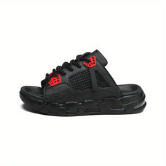 Men's Non Slip Platform Slides Comfortable Cloud Slides