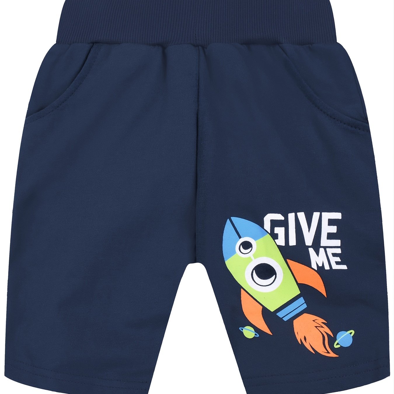 Boys Rocket Shorts Casual Summer Kids Clothes