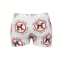 Graphic Print Skinny Shorts for Women