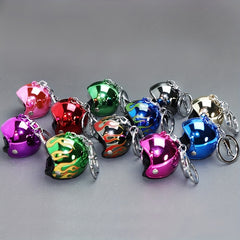 Mini Motorcycle Helmet Keychain Safety Helmet Pendant Ornament