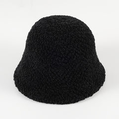 Adult Fluffy Bucket Hat Outdoor Sport Hats Winter Spring Autumn Valentines