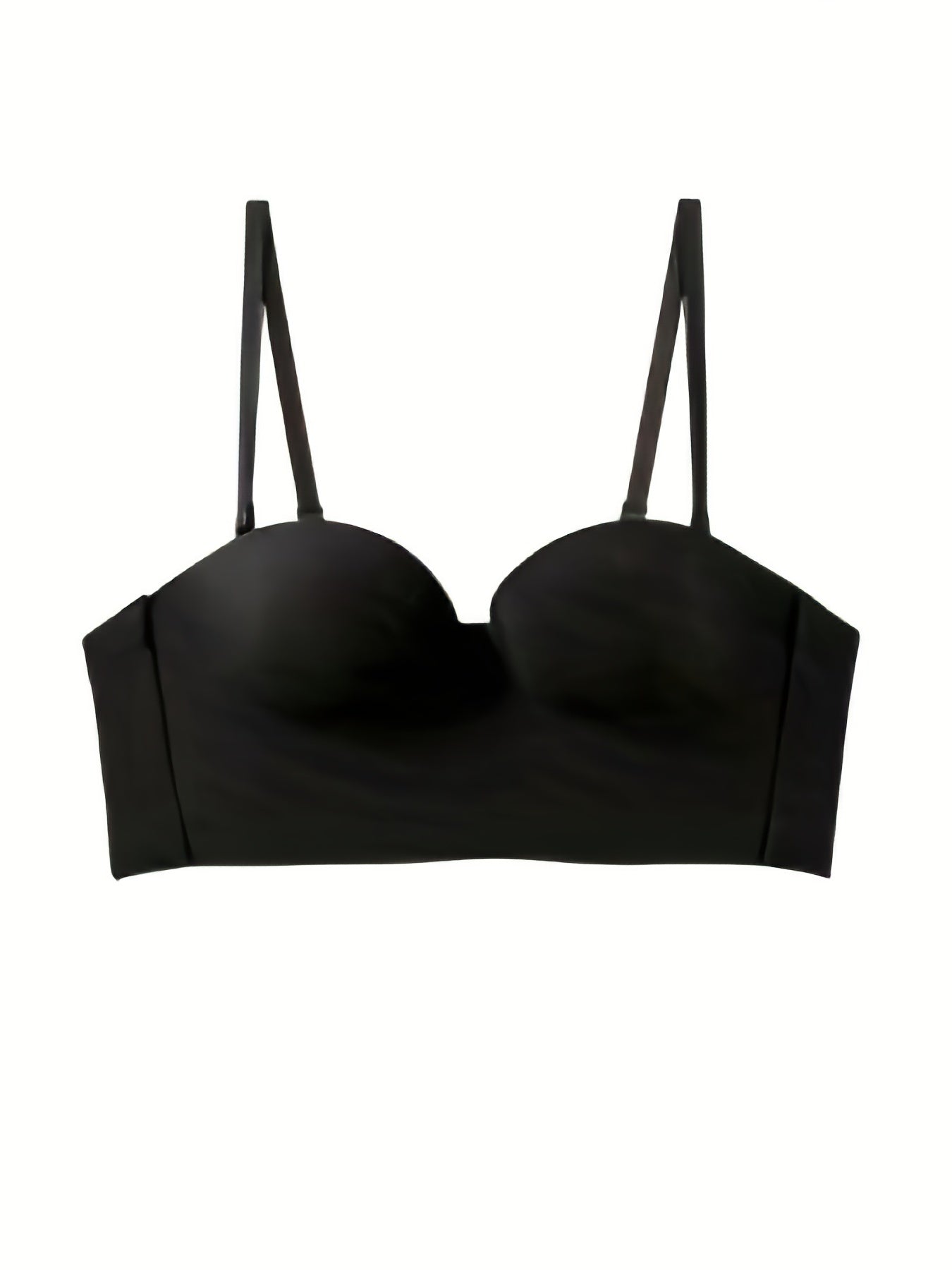 Glossy Thick Cup Everyday Bra Breathable Push Up Intimates Bra