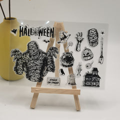 Halloween Zombie Silicone Stamp for DIY Painting