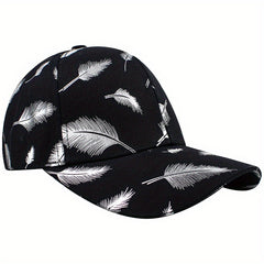 Feathers Baseball Cap Retro Outdoor Sports Classic Street Sunscreen Cap