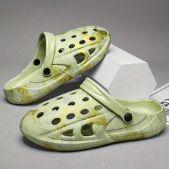 Men's Lightweight Comfy Clogs Hollow Out Non Slip Garden Shoes