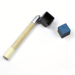 Wooden Pool Cue Tip Pricker with Chalk Cover