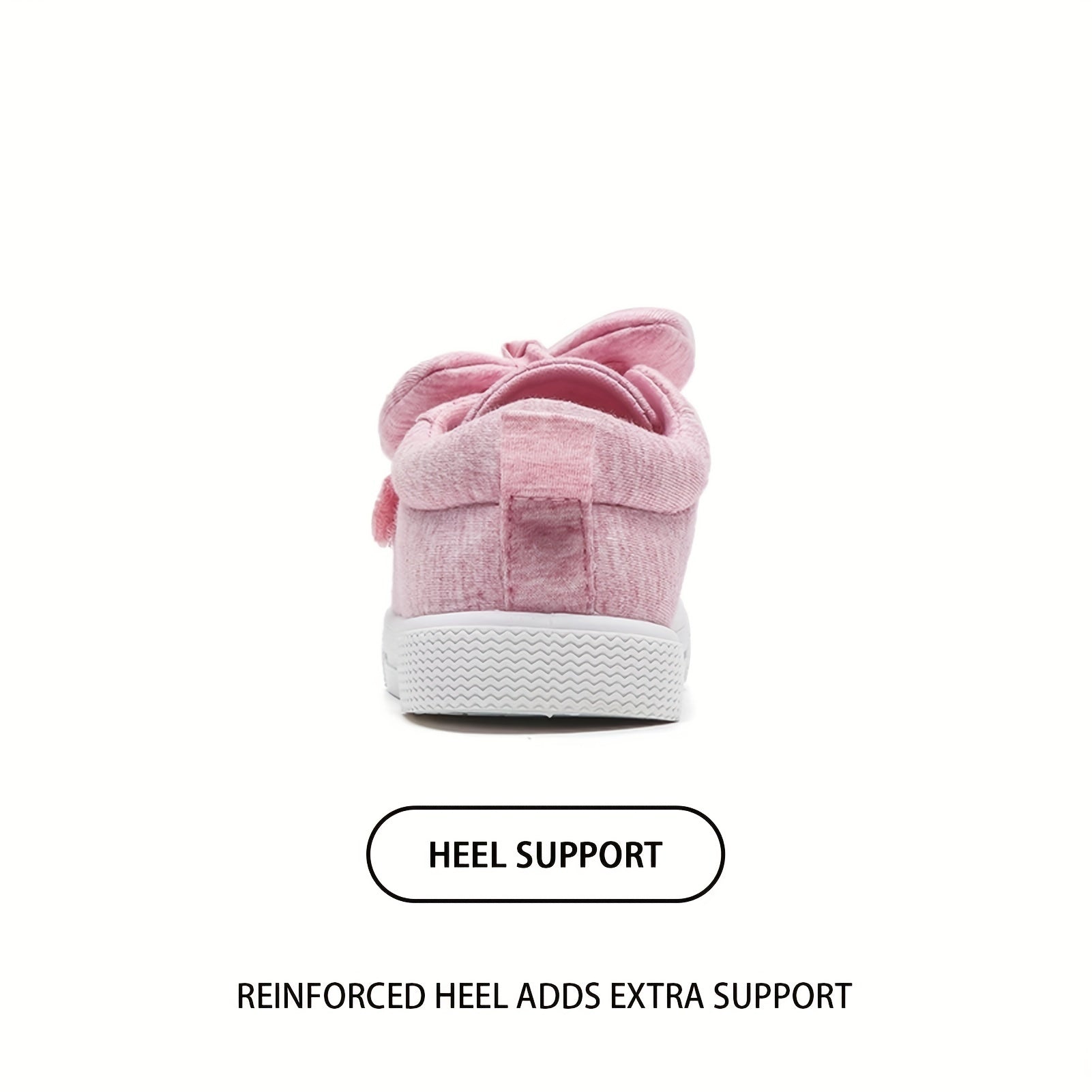 Toddler Girls Bowknot Flat Walking Shoes Casual Lightweight Sneakers