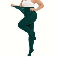 High Waisted Control Top Pantyhose Soft Tights