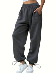 Women's Elastic Waist Athletic Joggers