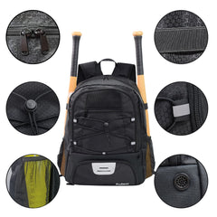 Soccer Ball Bag Cleat Shoes Ball Compartment Backpack