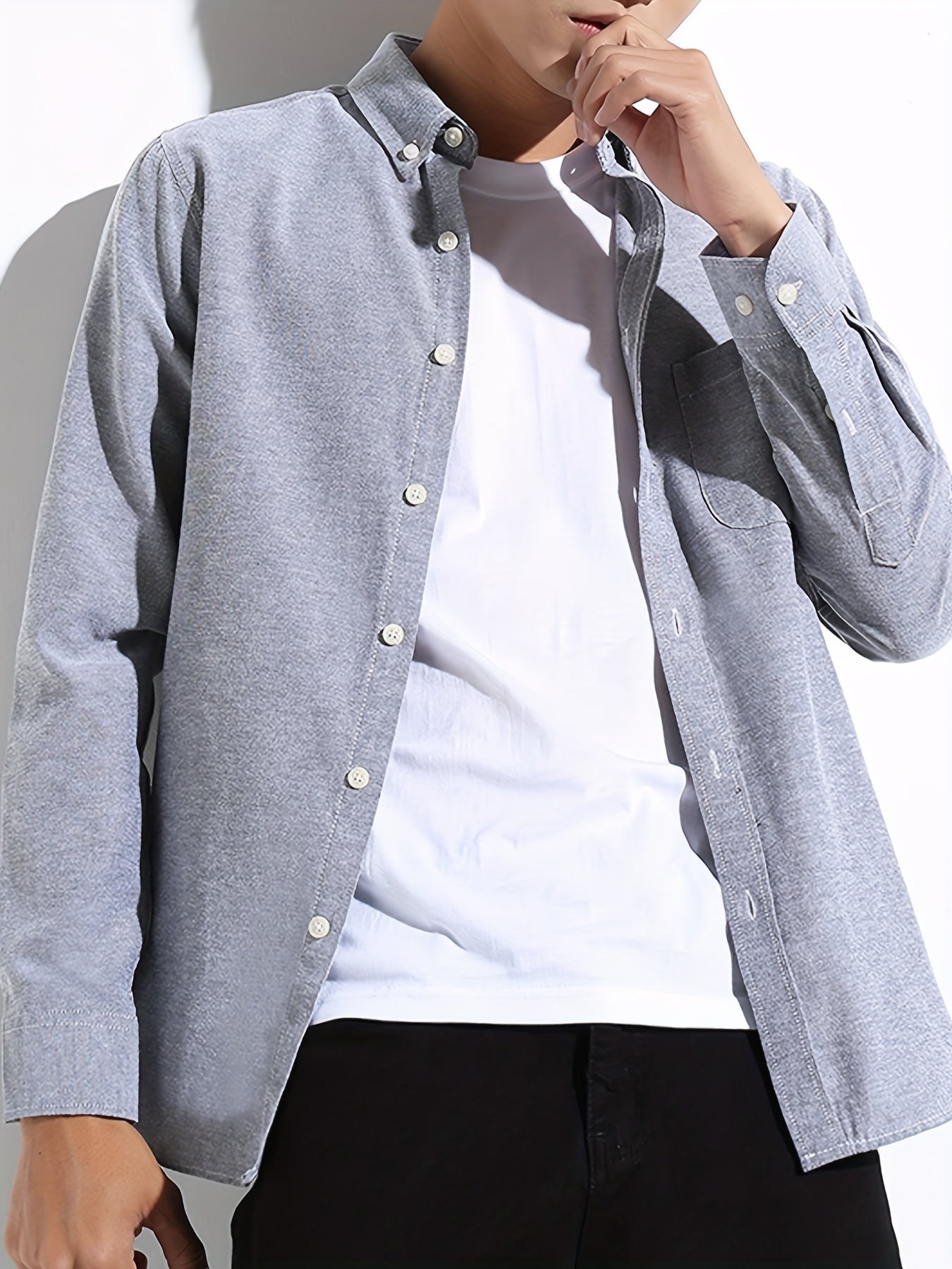 Men's Short Sleeve Shirt w/ Chest Pocket - Summer Vacation Resort Tops