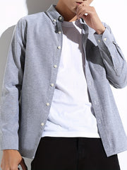 Men's Short Sleeve Shirt w/ Chest Pocket - Summer Vacation Resort Tops