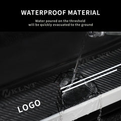Carbon Fiber Pattern Car Threshold Strip Door Pedal Protection