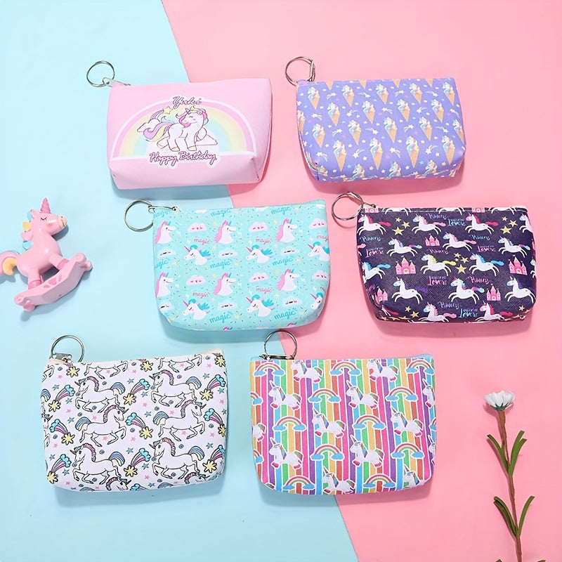 Unicorn Coin Purse Earphone Key Bag for Girls