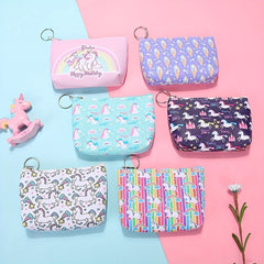 Unicorn Coin Purse Earphone Key Bag for Girls