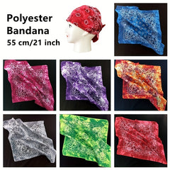 Polyester Paisley Retro Vintage Bandana Hip-hop Headband
