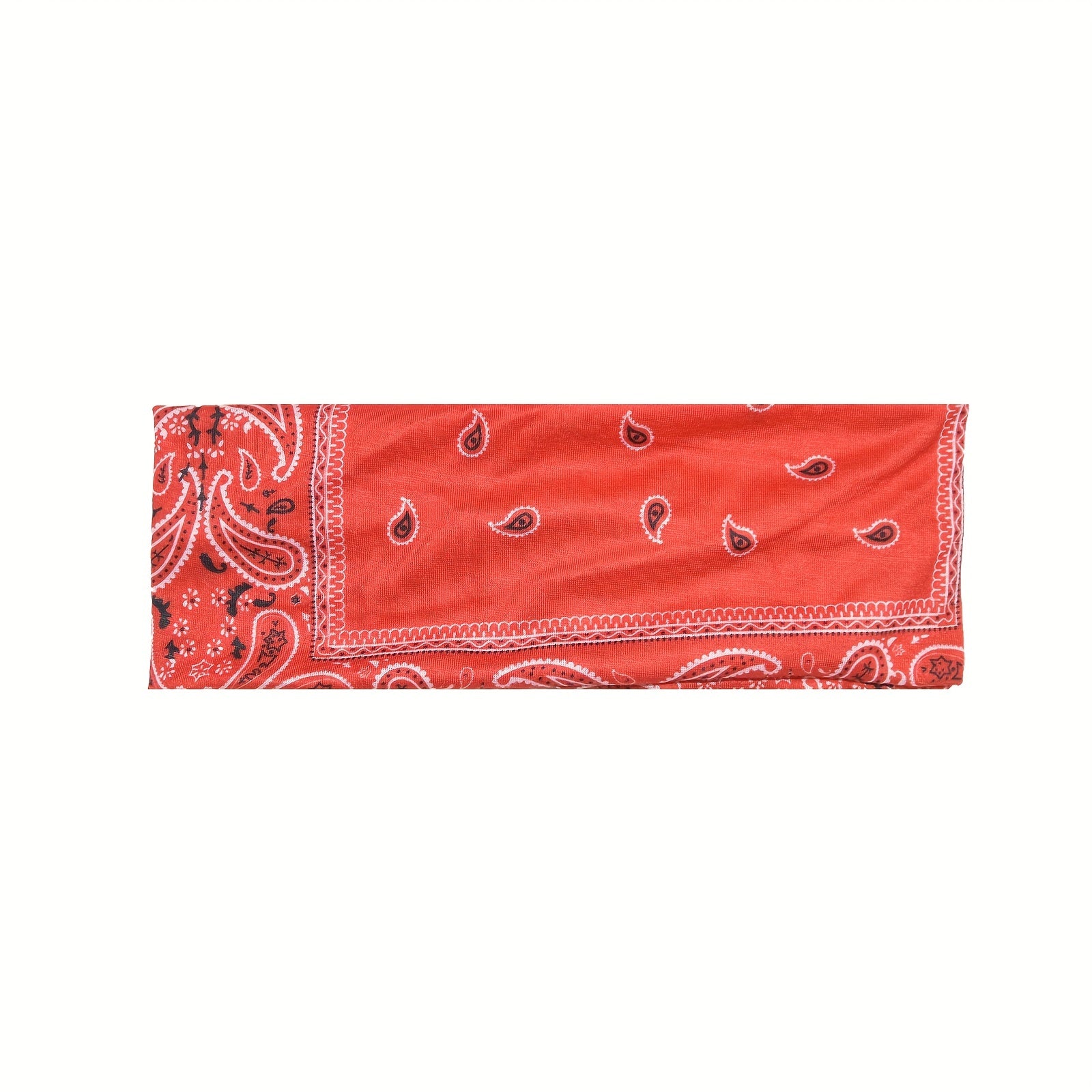 Boho Style Headband Sports Sweatband Paisley Printed Hair Band Leopard Pattern