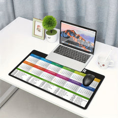 Large Desk Calendar Mouse Pad Non-slip Rubber for Office Laptop