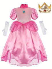 Princess Dress Cosplay Costume & Dress Up Girls Tulle Dresses Set