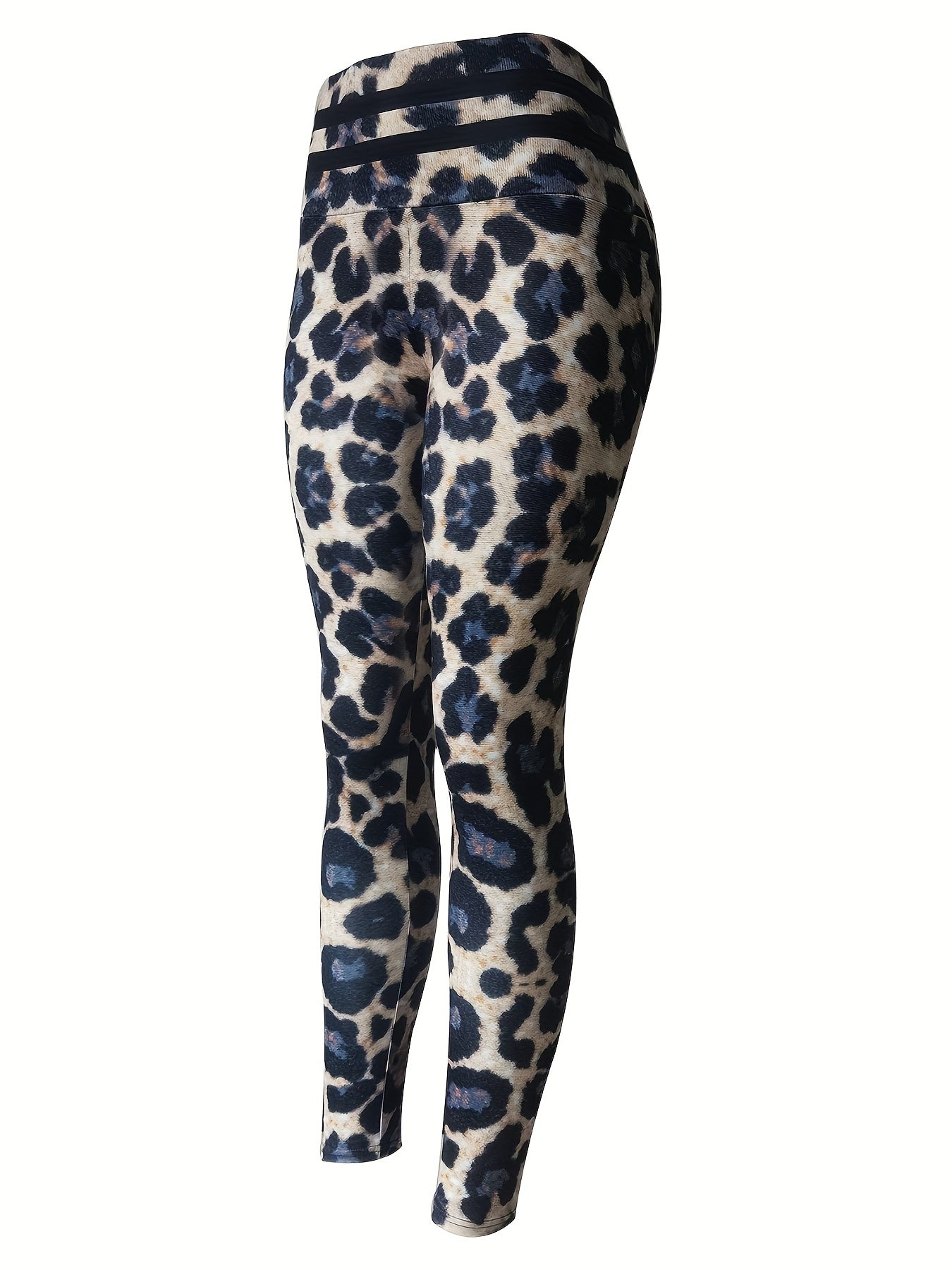 Leopard Print High Waist Yoga Leggings Women's Activewear