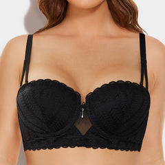 Floral Jacquard Soft Underwire Bra
