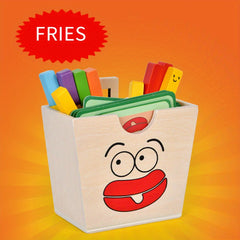 Montessori Wooden Stacking Hamburger Toy
