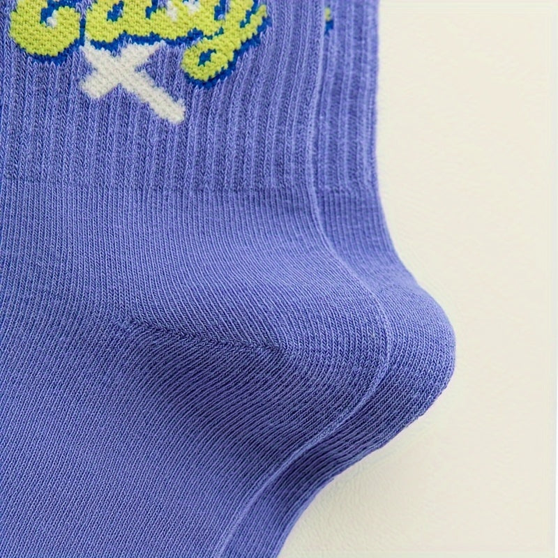 4pairs Hiking Sports Casual Socks for 8 12 Years Old Kids