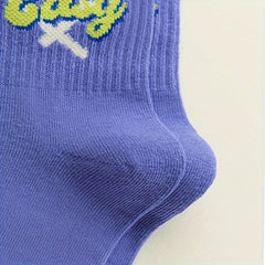 4pairs Hiking Sports Casual Socks for 8 12 Years Old Kids