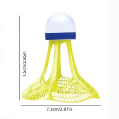 3PCS Windproof Shuttlecock for Training Multicolor Nylon Badminton