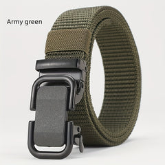 Men's Nylon Outdoor Casual Belt with Automatic Buckle