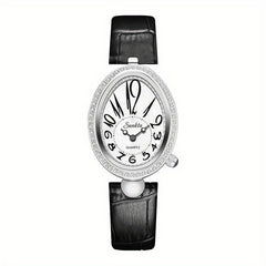 LIGE Girls Quartz Watch Teen Gift Life Waterproof Oval Female Student Watch