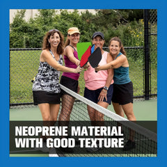 2pcs Pickleball Bag Cover Mesh Pocket Rubber Material Paddle Cover