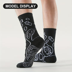 Thick Padded Combat Basketball Socks Breathable Crew Socks