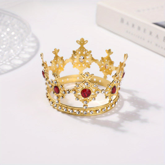Rhinestone Crown Headband Princess Tiara Birthday Party Prom Headdress